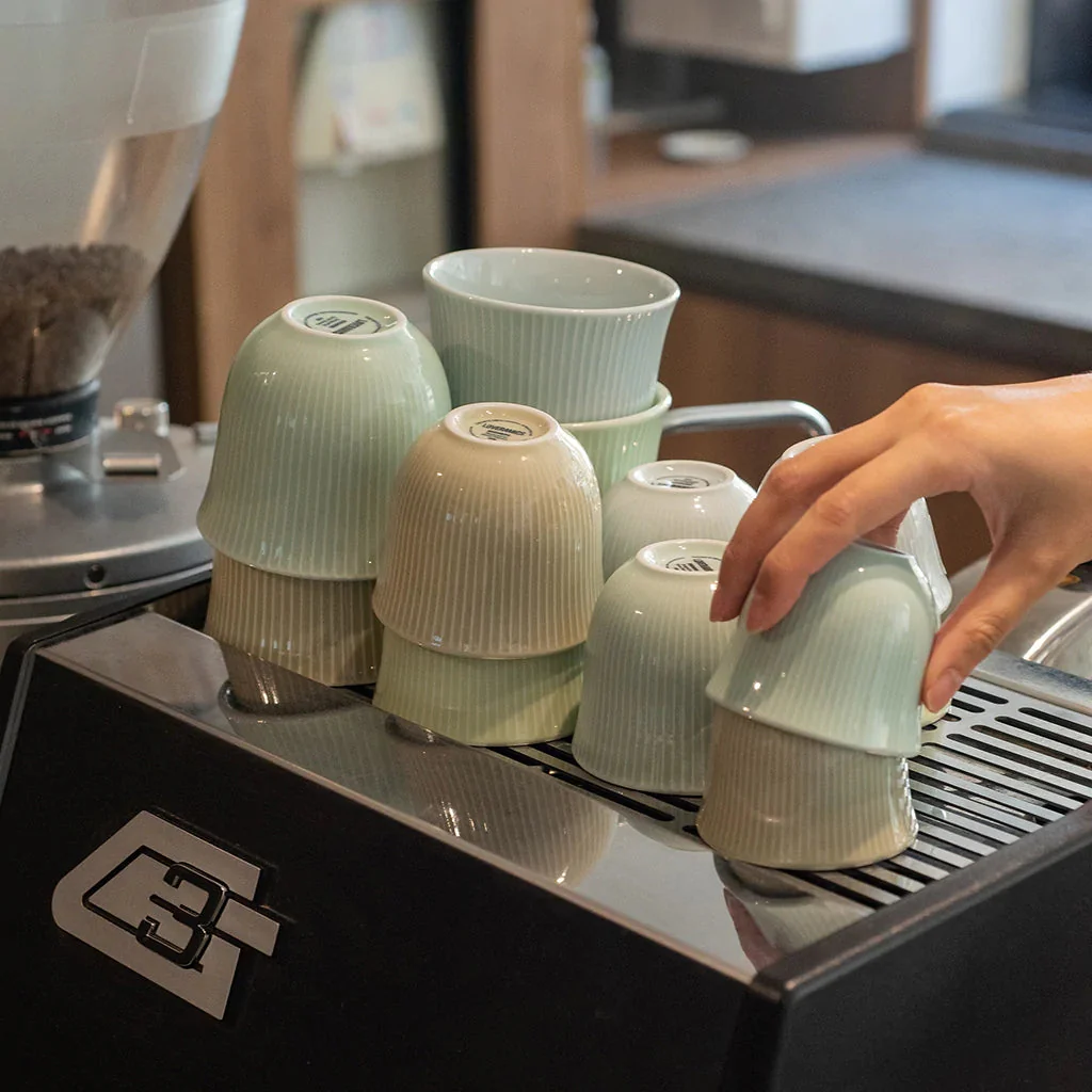 Loveramics Brewers 150ml Embossed Cappuccino Tasting Cup (Celadon Green) - Image 8