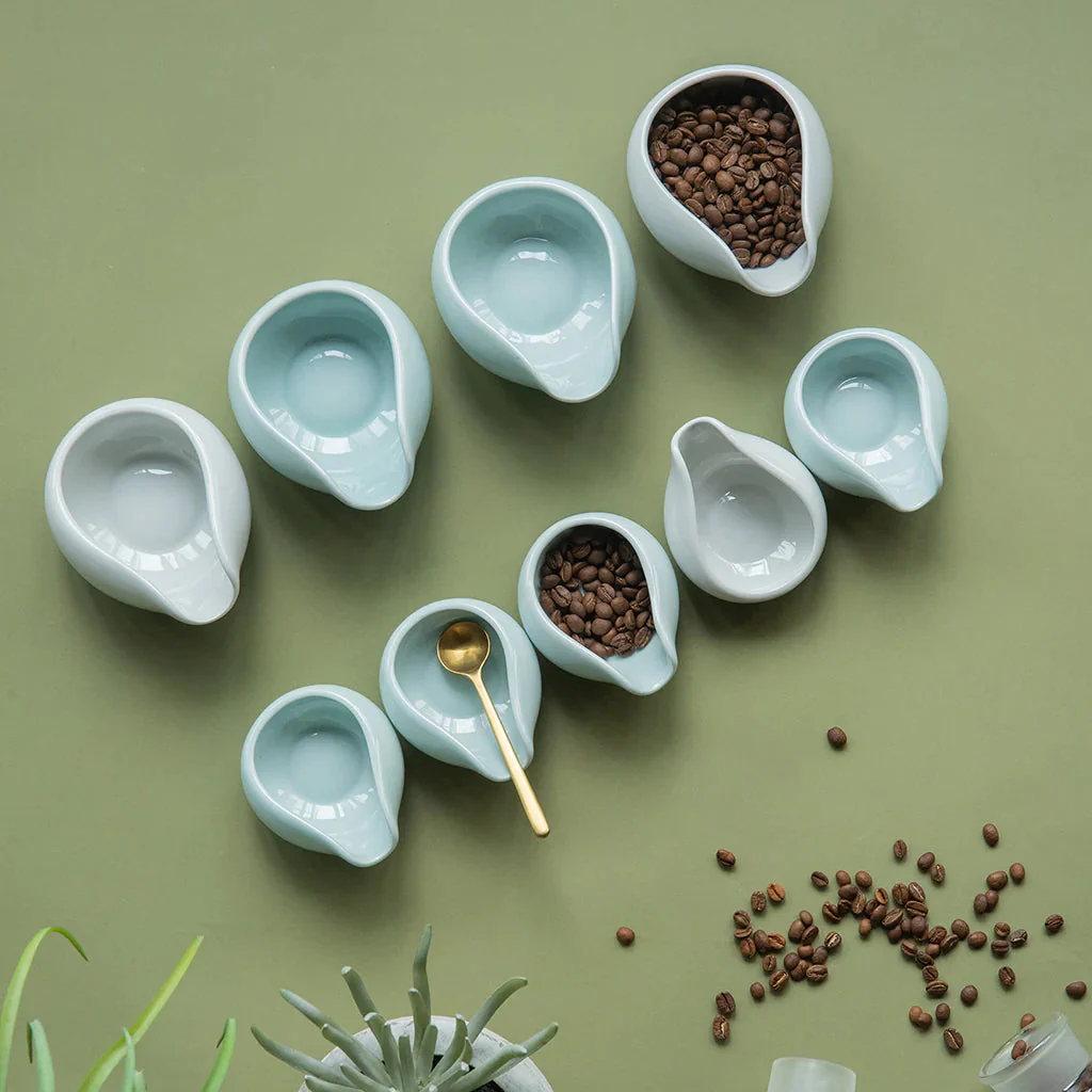 Loveramics Champions Signature Bean Dosing Trays - Celadon Blue (Set of 2) - Image 3