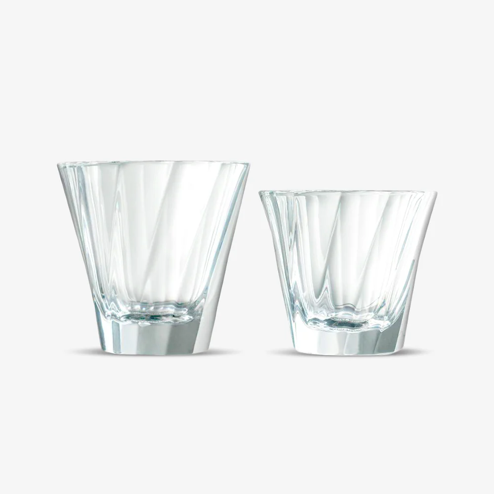 Loveramics Cortado & Cappuccino Twisted Glass Collection