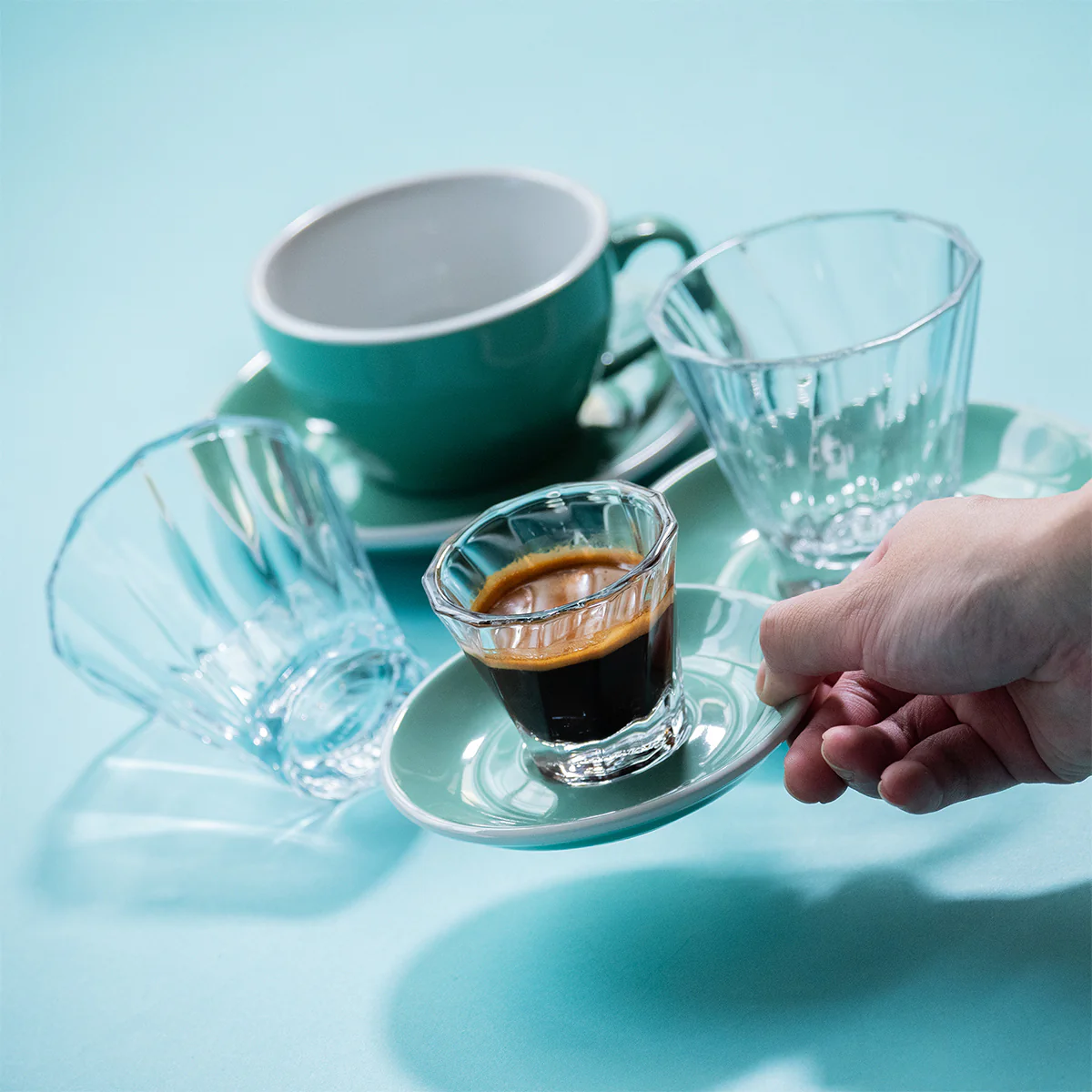 Loveramics Cortado & Cappuccino Twisted Glass Collection - Image 2