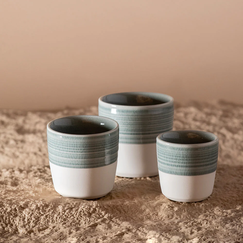 Loveramics Dale Harris Champions Signature Crackle Glaze Cappuccino Cup (200ml) - Charcoal - Image 3