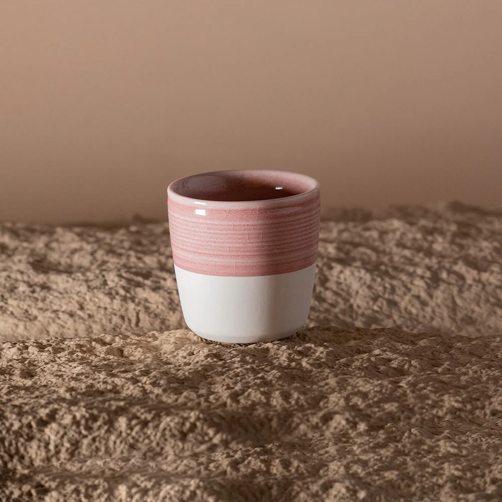 Loveramics Dale Harris Champions Signature Crackle Glaze Cappuccino Cup (200ml) - Pink - Image 2