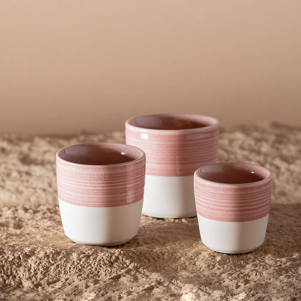 Loveramics Dale Harris Champions Signature Crackle Glaze Espresso Cup (80ml) - Pink - Image 3