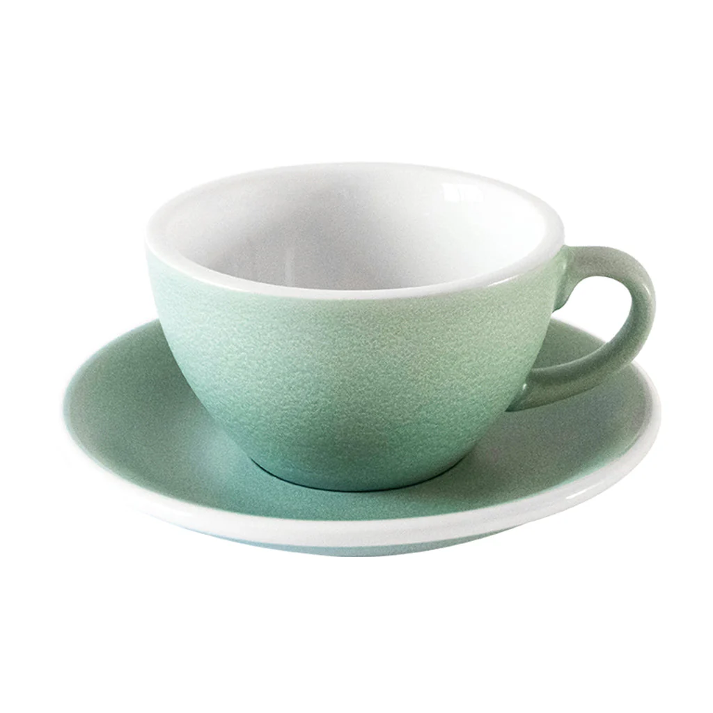 Loveramics Egg Mineral Cappuccino / Flat White Saucer (Emerald) 14.5cm - Image 2