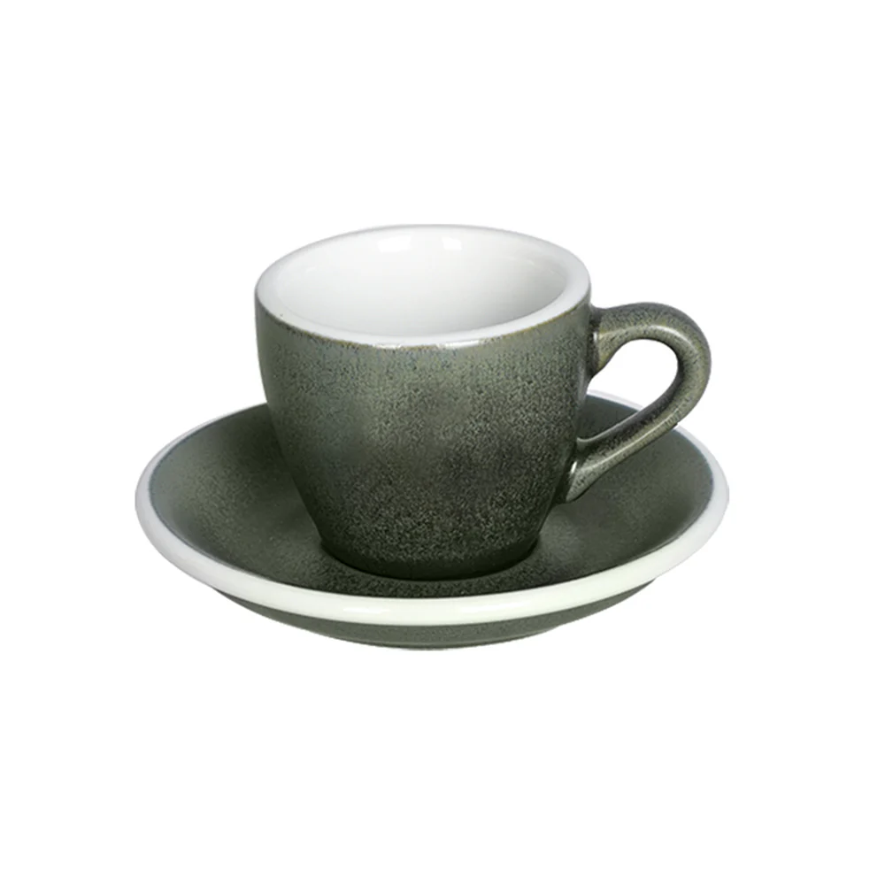 Loveramics Egg Mineral Espresso Saucer (Forest) 11.5cm - Image 2