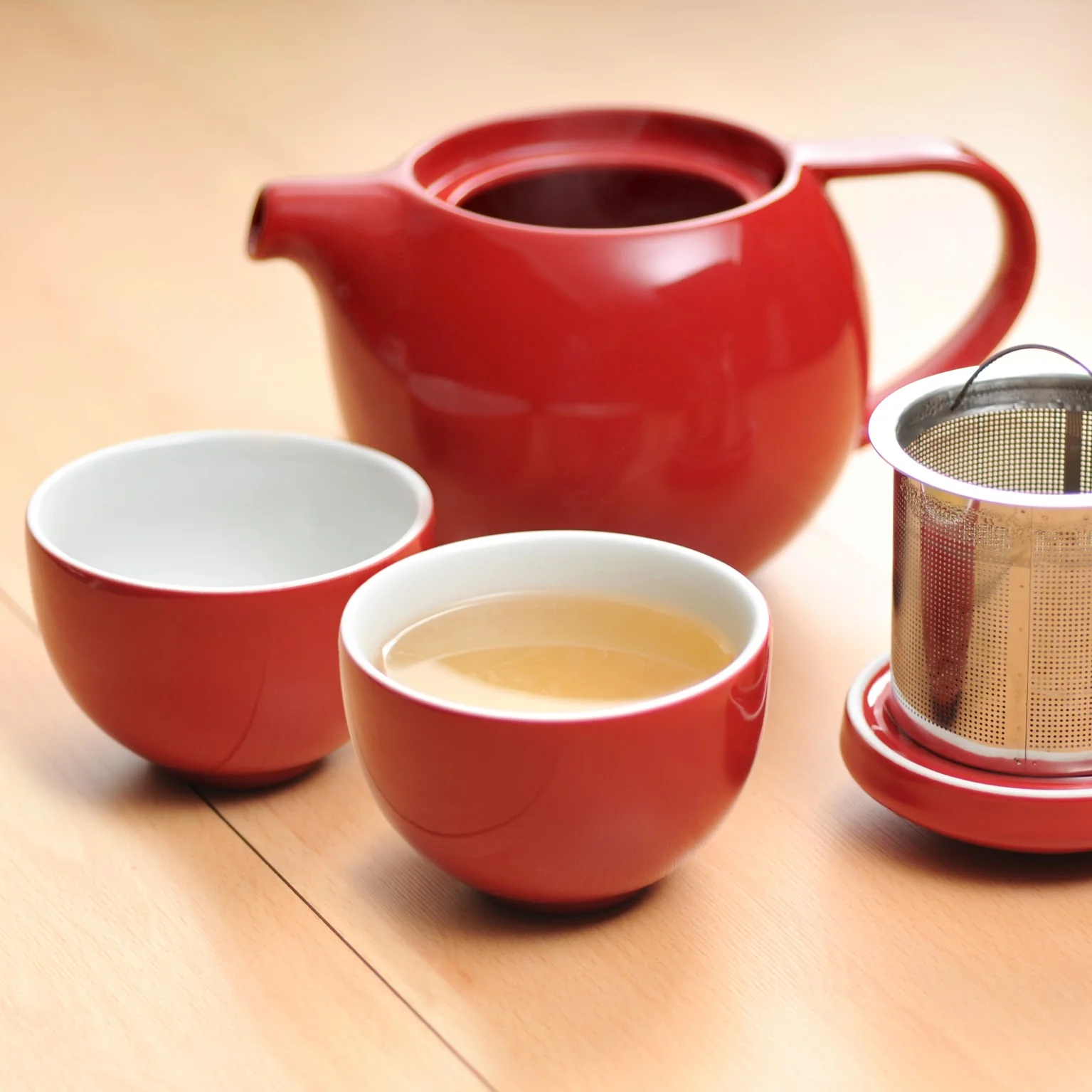 Loveramics Pro Tea Teapot with Infuser (Red) 400ml - Image 2