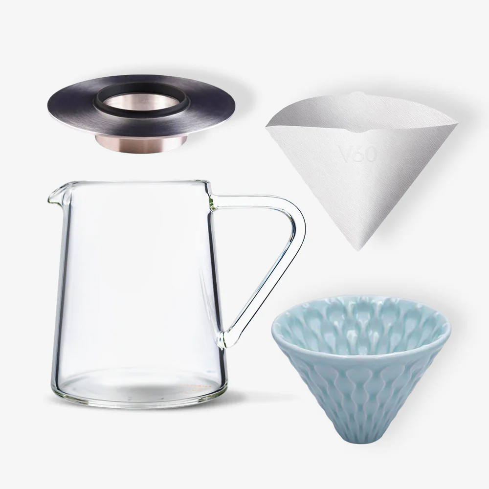 The Loveramics Mellow Coffee Dripper Collection (Celadon Blue)