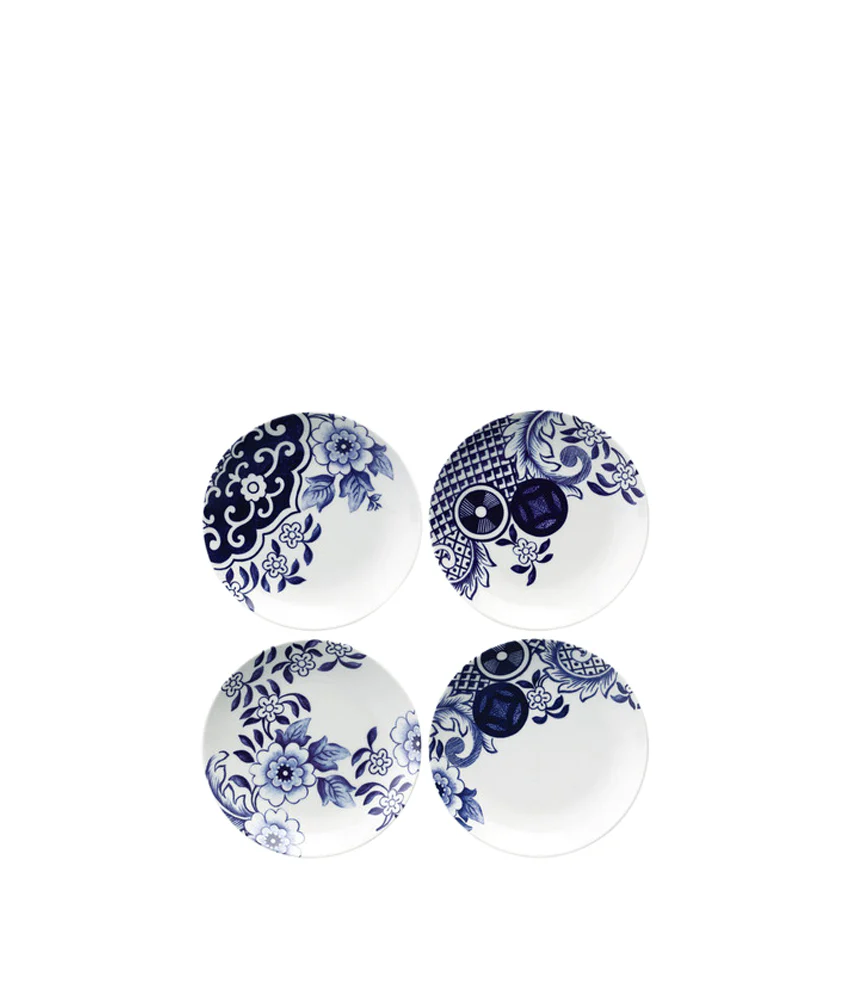 Loveramics Willow Love Story Set of 4 15cm Side Plate
